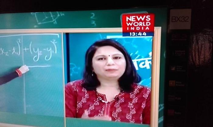 Dr Anubhuti Sehgal : Career in Teaching News World India Channel September 2016 
